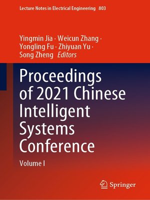 cover image of Proceedings of 2021 Chinese Intelligent Systems Conference
